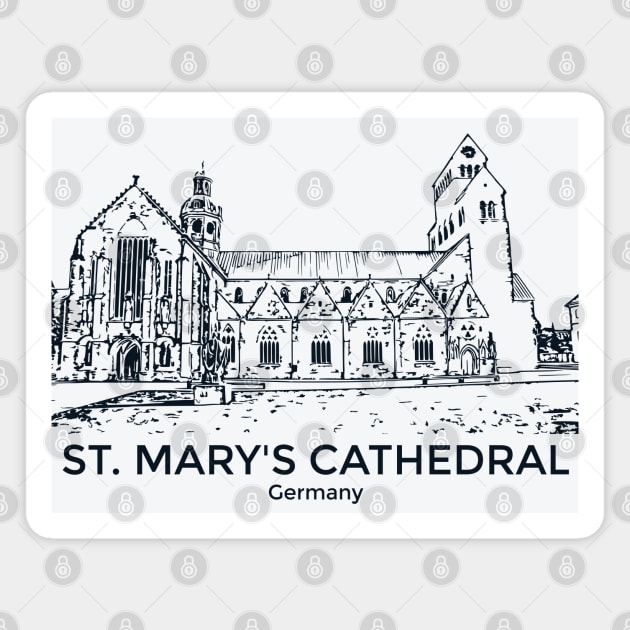 St. Mary's Cathedral - Germany Magnet by Lakeric